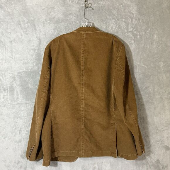 Kroon Corduroy Blazer Sport Coat 2 Button Casual Jacket 45L Brown Acadamia - Picture 4 of 14